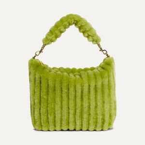 Uggs Lime Green Faux Fur Handbag